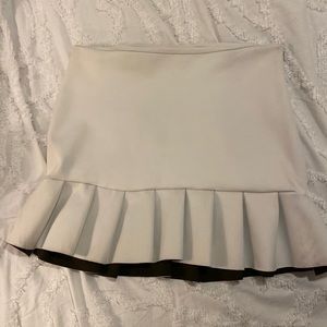 White Zara skirt